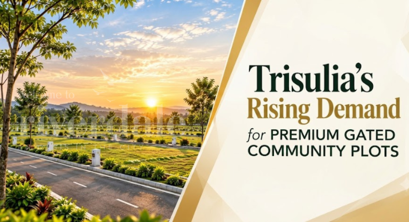 Premium Gated Community Plots in Trisulia — Why Demand Is Rising